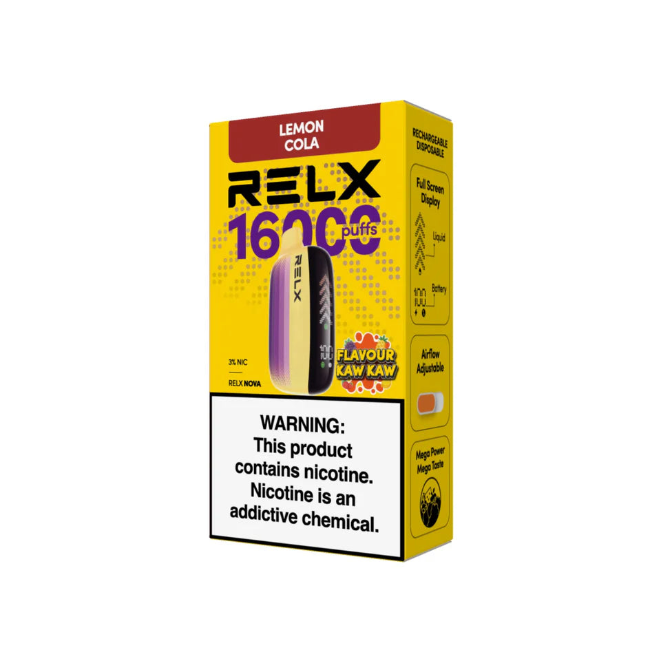 RELX Nova 16000 Puffs – Long-lasting Disposable Vape