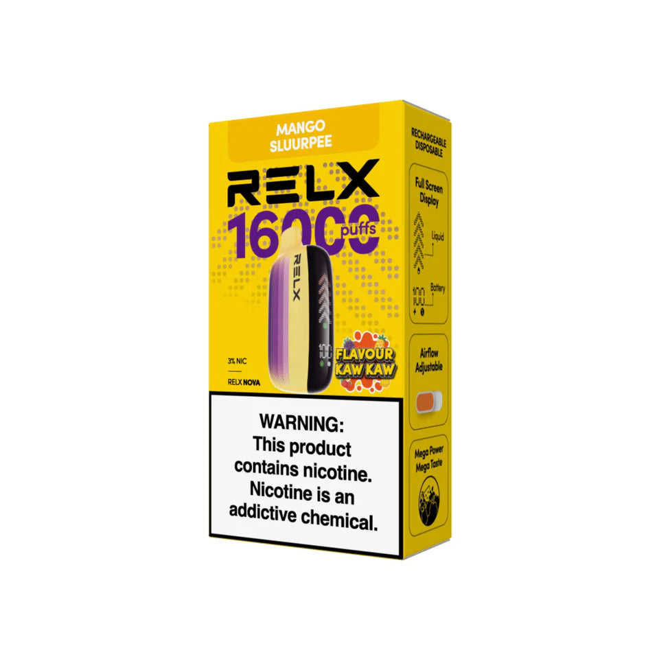 RELX Nova 16000 Puffs – Long-lasting Disposable Vape