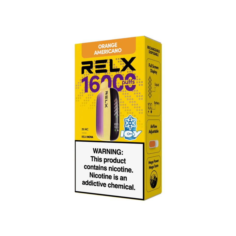 RELX Nova 16000 Puffs – Long-lasting Disposable Vape