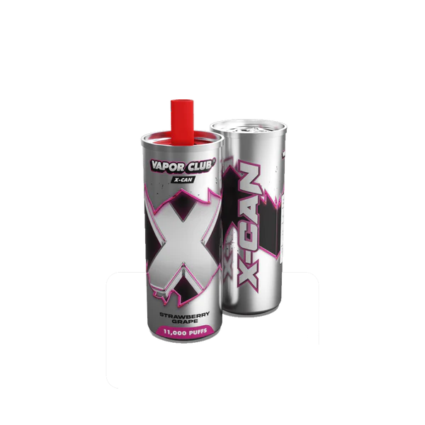 Vapor Club X-Can 11000 Puffs – Rechargeable Vape Device